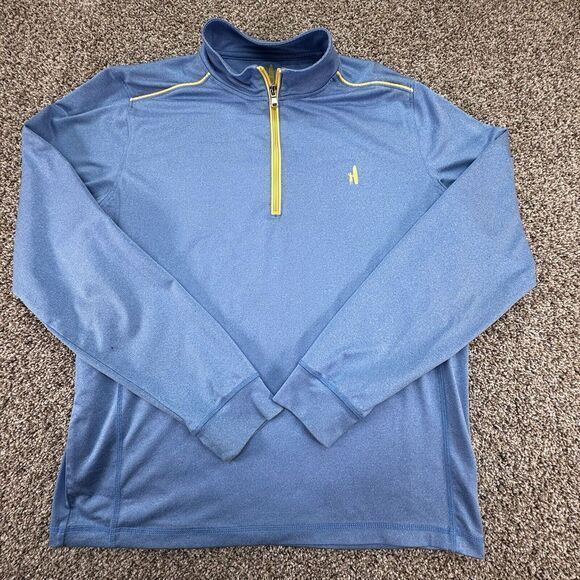 johnnie-O Other - johnnie-o 1/4 Zip Pullover Men's‎ Size M Blue Prep-Formance Stretch Long Sleeve